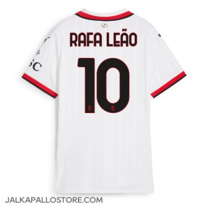 AC Milan Rafael Leao #10 Vieraspaita Naisten 2024-25 Lyhythihainen